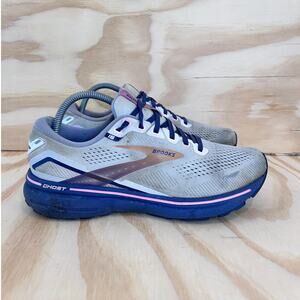 Brooks - Ghost 15 - Running Shoes - Gray/Blue - Women's - 10 (B) - 1203801B492